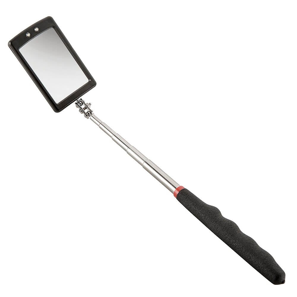 Telescopic LED Lighted Inspection Mirror