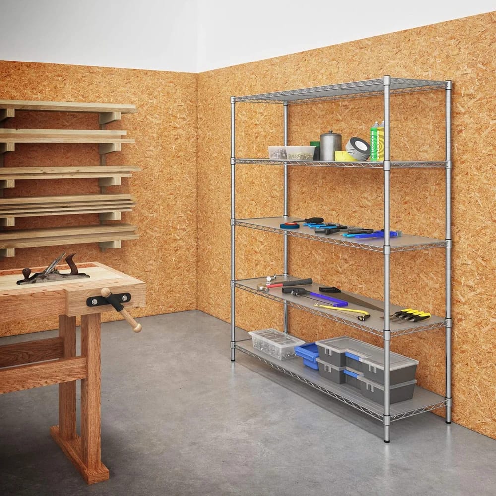 Thirteen Chefs Industrial Shelf Liners, 60" x 18, 5 Pack