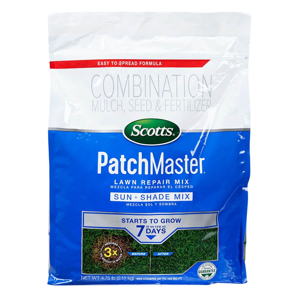 Scotts Patchmaster Sun & Shade Lawn Repair Mix, 4.75 lbs