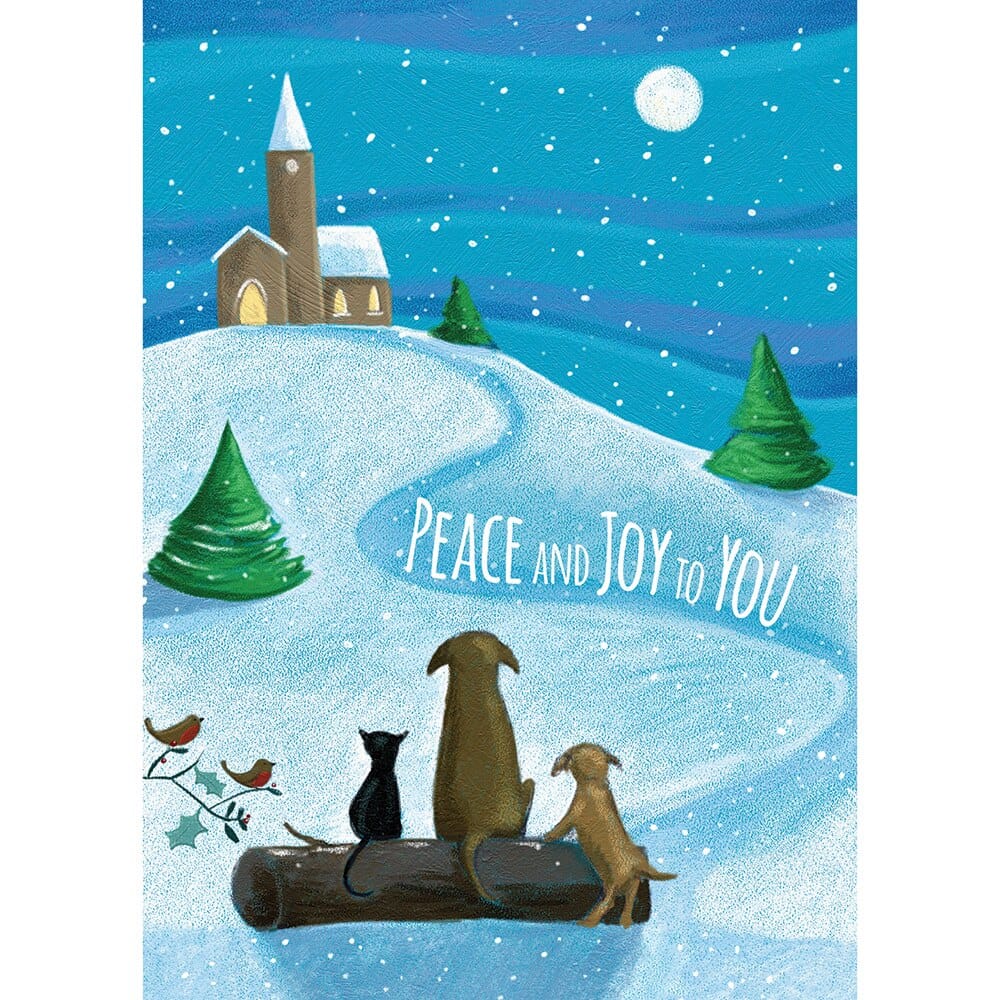 Love of Pets Christmas Gift Cards, 18-Pack