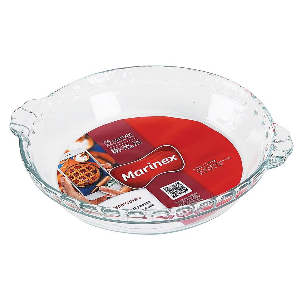 Marinex Glass Bakeware Pie Plate