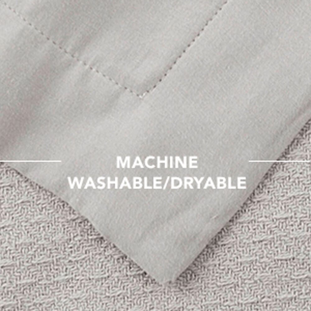 Vellux Cotton 2-in-1 King Sheet Blanket, Gray