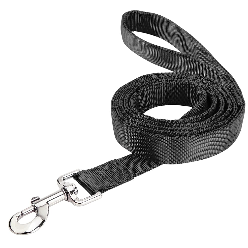 Pet Leader 1" x 6' Pet Leash, Black