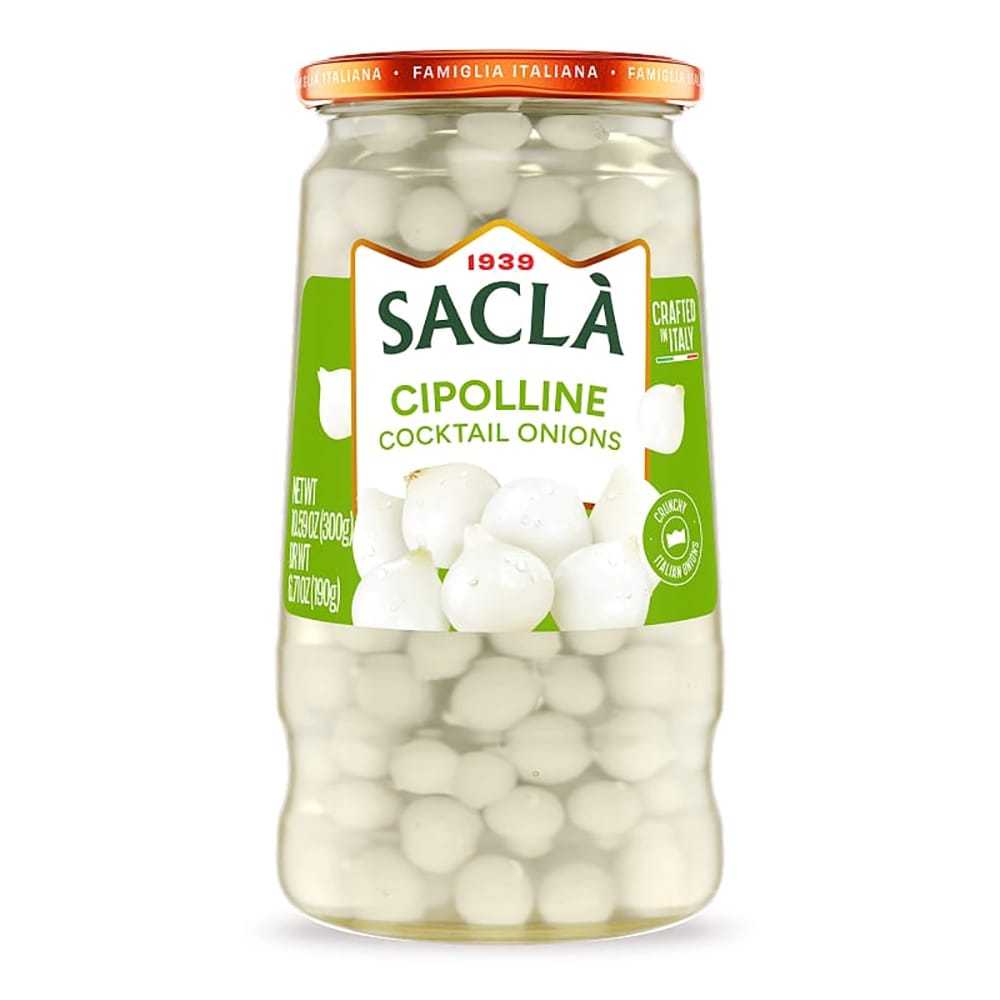 Sacla Italian Cocktail Onions, 10.59 oz
