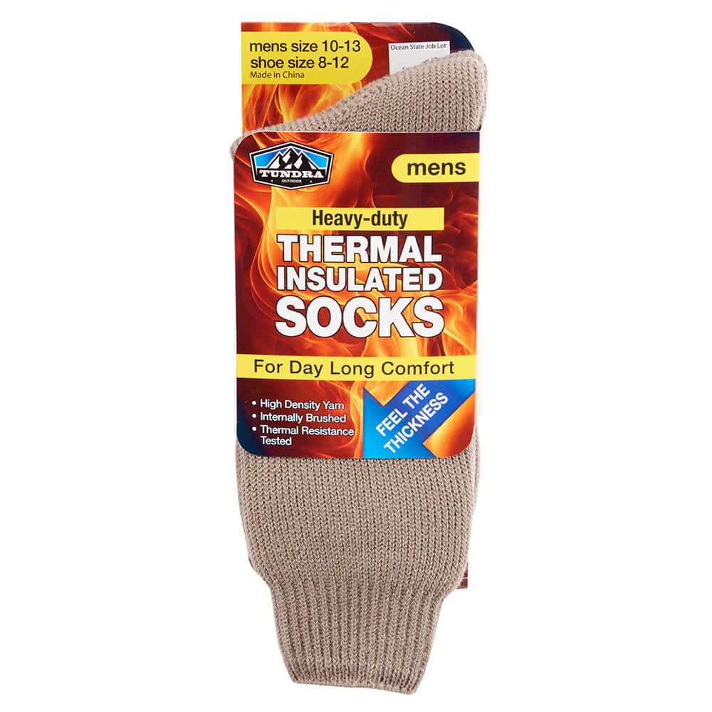 Tundra Outdoor Heavy-Duty Men's Thermal Insulated Socks