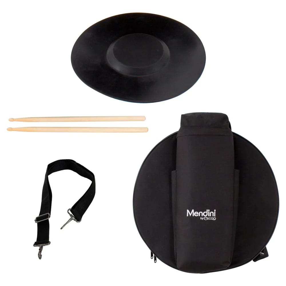 Mendini Student Snare Drum Set, Black