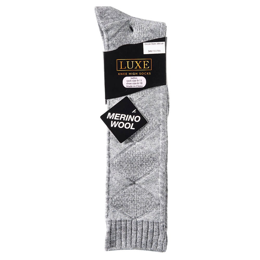 Luxe Women's Merino Wool Knee High Socks