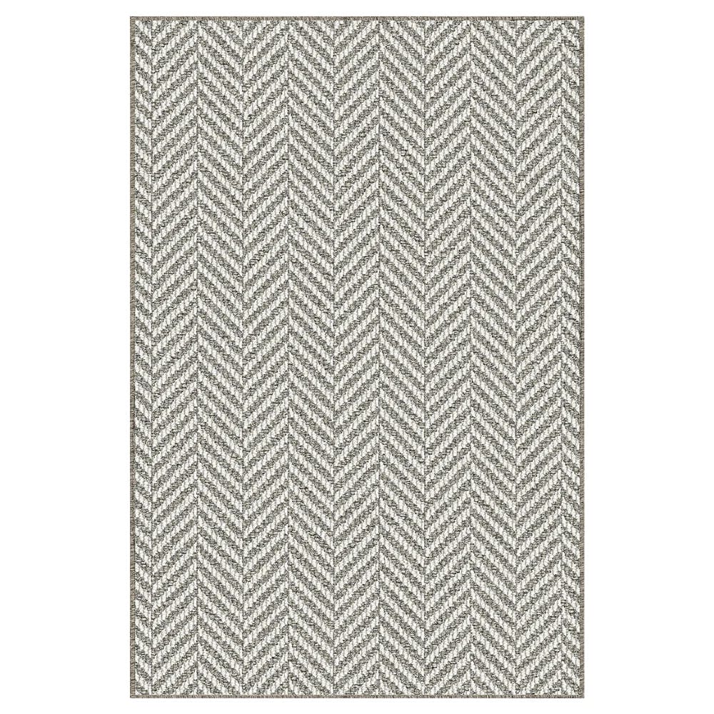 20.5"x32" Washable Accent Rug with Non-Skid Back, Beige