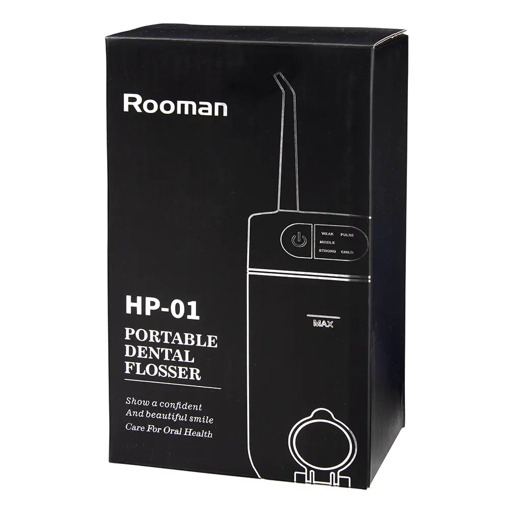 Rooman Portable Dental Water Flosser, White