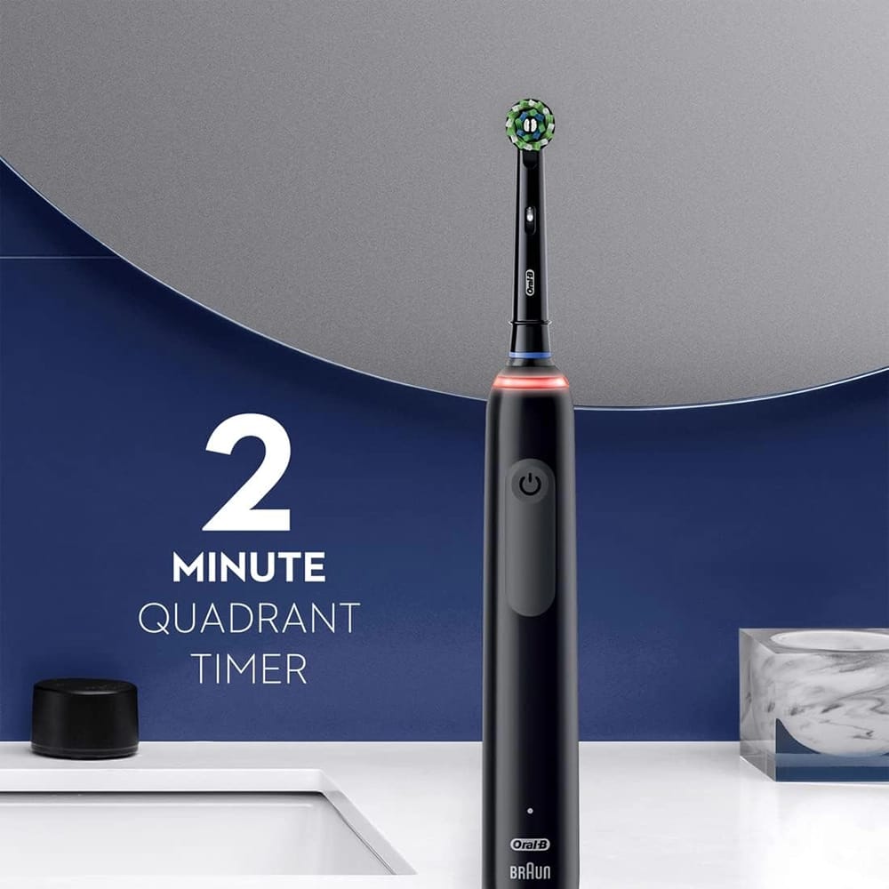 Oral-B Smart 1500 Electric Power Rechargeable Toothbrush, Black