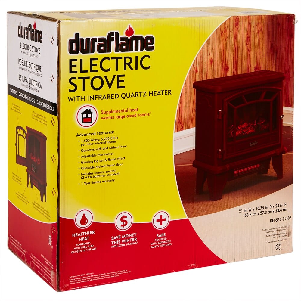 Duraflame Electric Stove with Infrared Quartz Heater