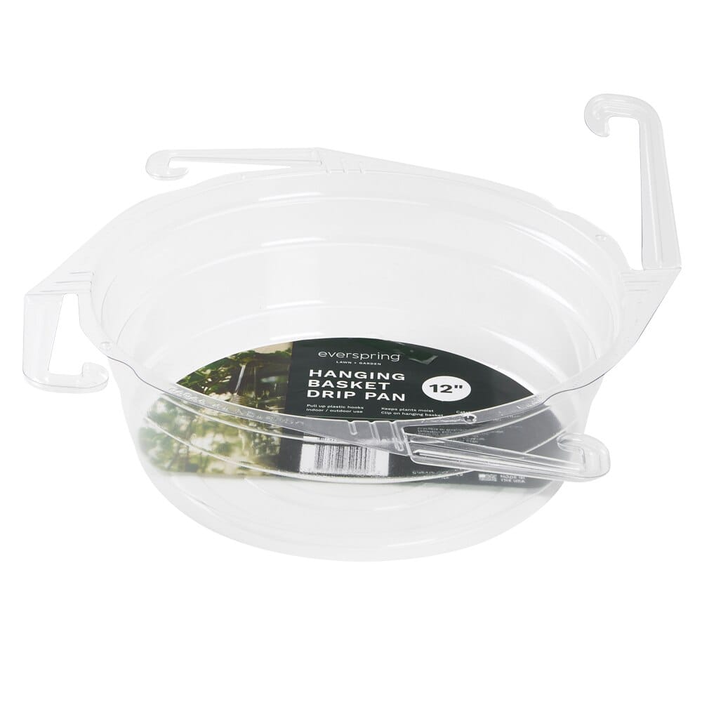 Hanging Basket Drip Pan Liner, 12"