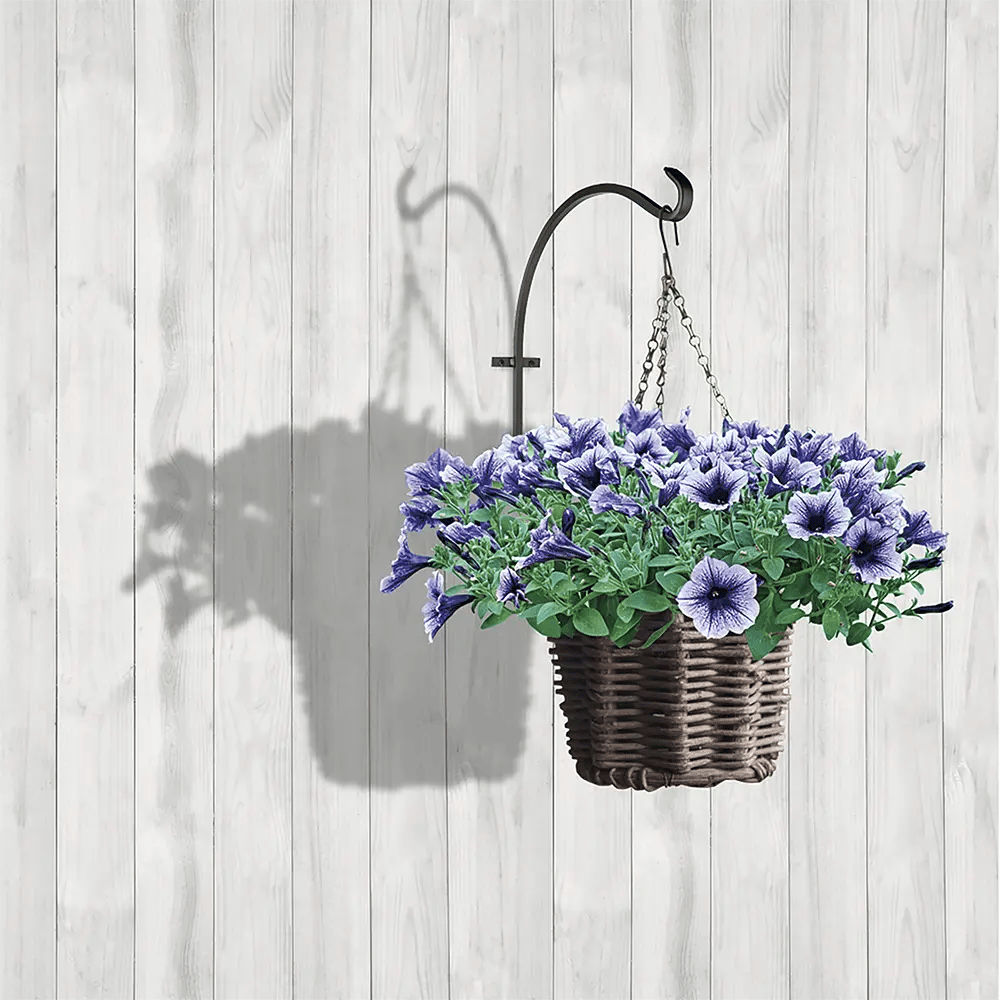 Curved Iron Plant Bracket, 21"