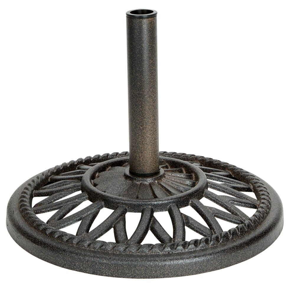 Cast Iron Patio Umbrella Base, 26 lbs