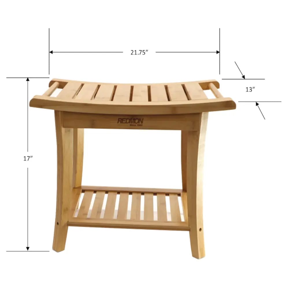 Redmon Bamboo Shower Spa Seat