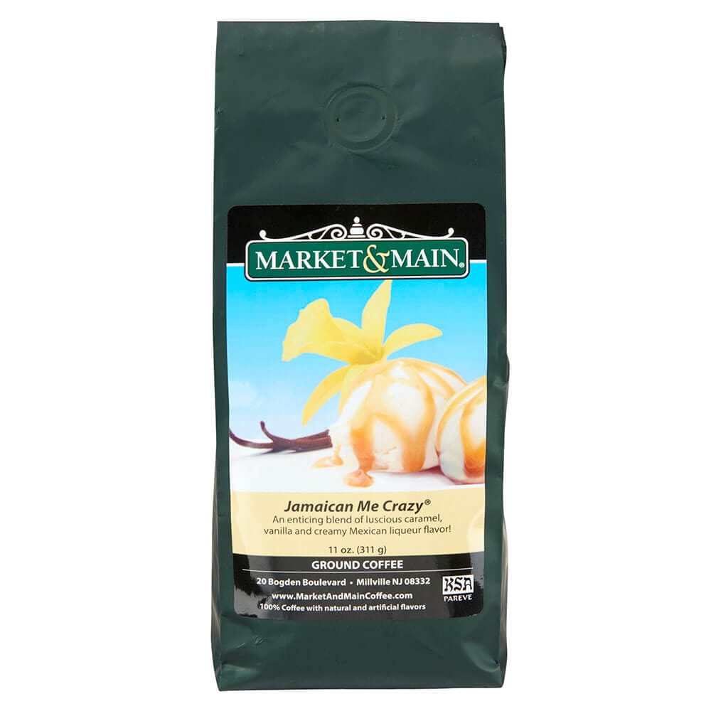 Market & Main Jamaican Me Crazy Ground Coffee, 11 oz