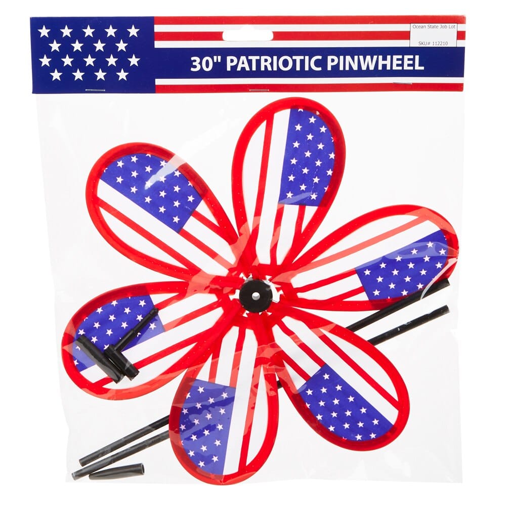Americana 30" Patriotic Pinwheel