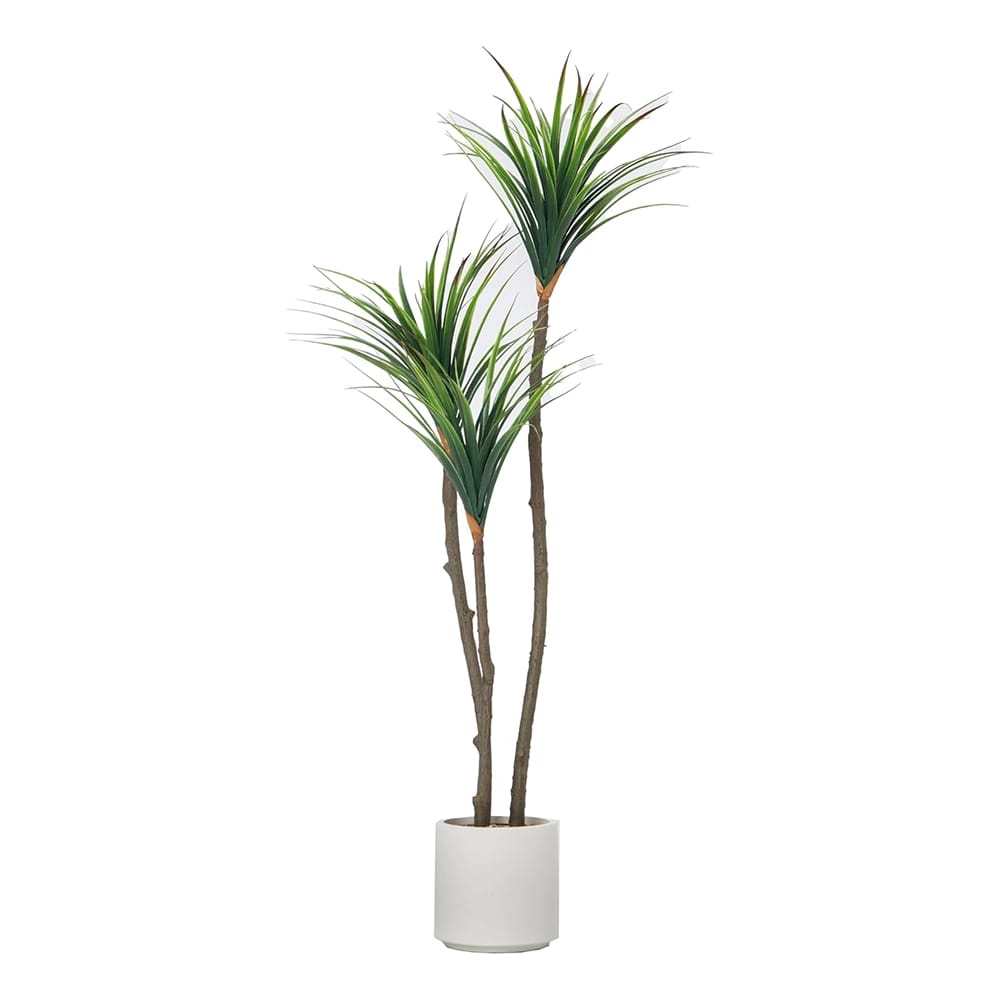 Vintage Home 59" Dragon Tree in Beige Modern Planter