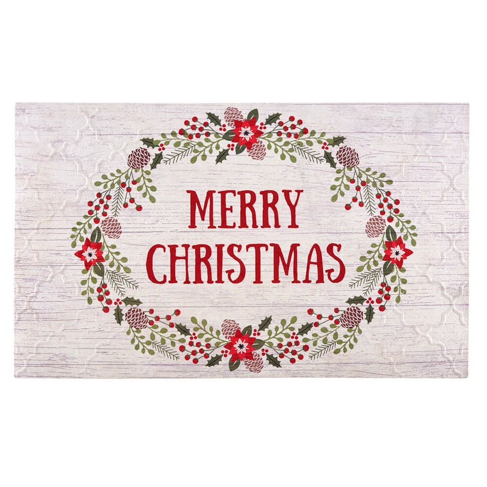 18"x30" Christmas Rubber Printed Mat