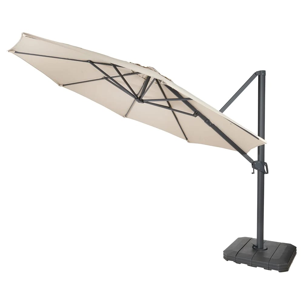 11' Offset Patio Umbrella, Tan