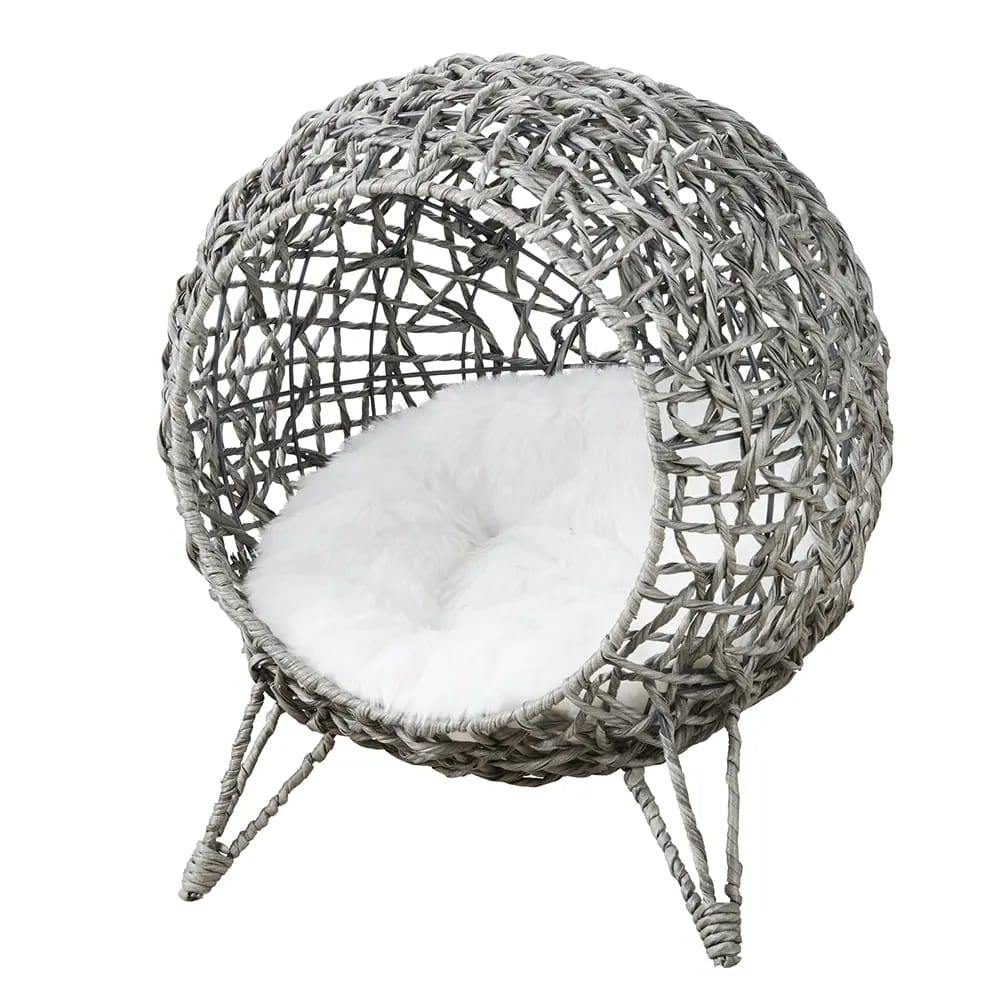 Huntington Rattan Cat Cave with Legs