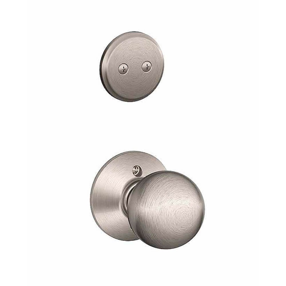 Schlage Orbit Dummy Interior Pack, Satin Nickel