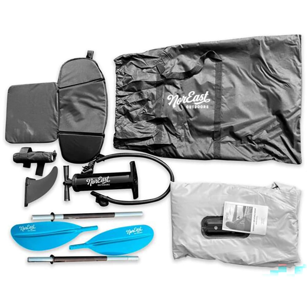 NorEast Outdoors 9' Inflatable Kayak, Blue