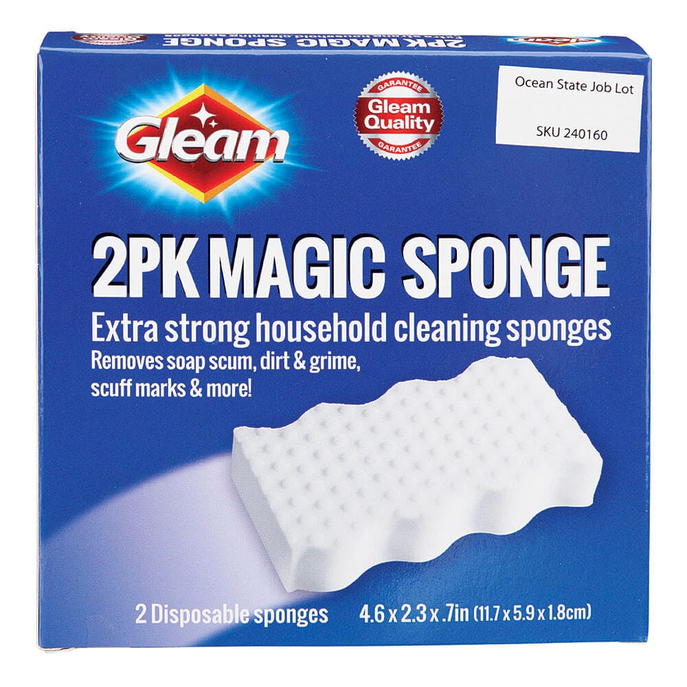 Gleam Magic Sponge, 2 Count