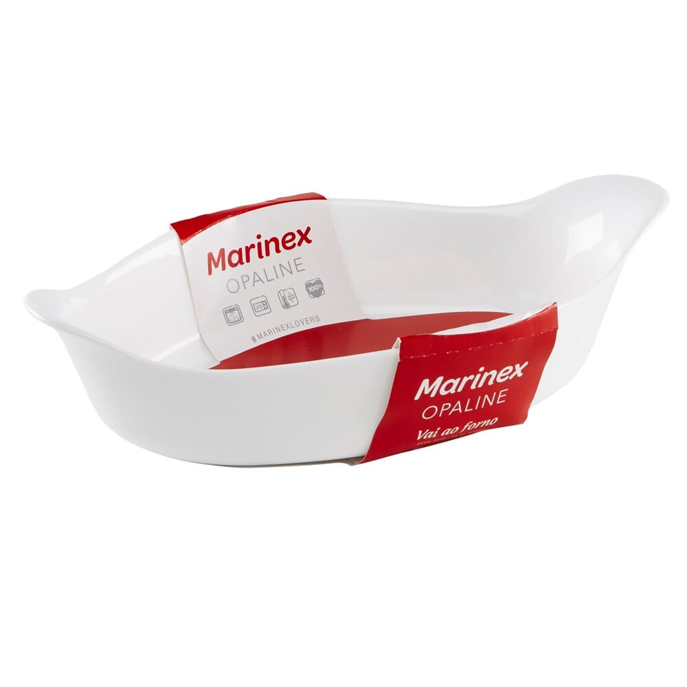 Marinex Opaline Oval Roaster, 1.06 Qt