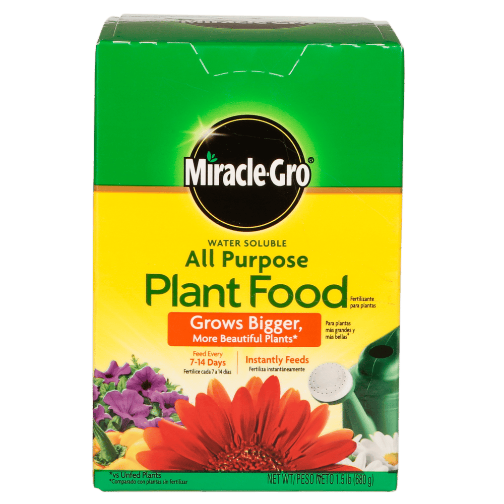 Miracle-Gro Water Soluble All Purpose Plant Food, 1.5 lb