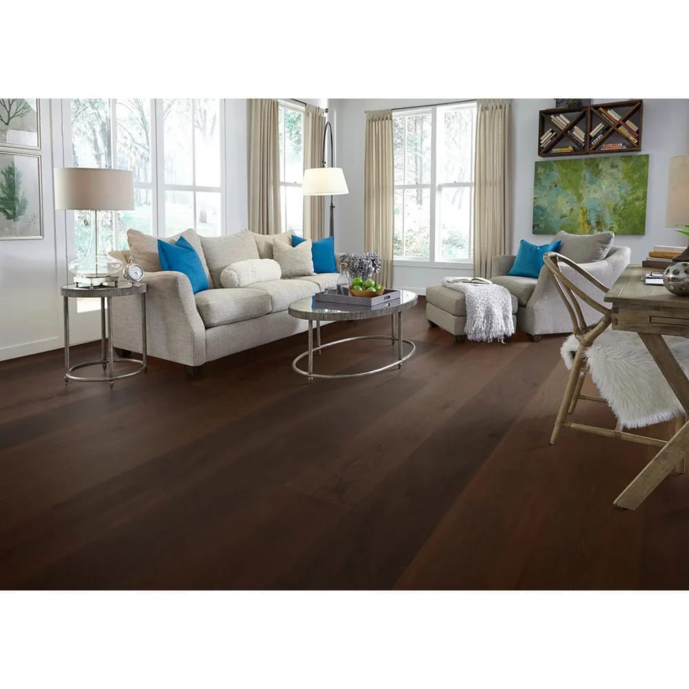 AquaSeal 7/16" Vindell White Oak Water-Resistant Quick Click Engineered Hardwood Flooring, Brown, 20.8 sq. ft. ($4.80/sq. ft.)