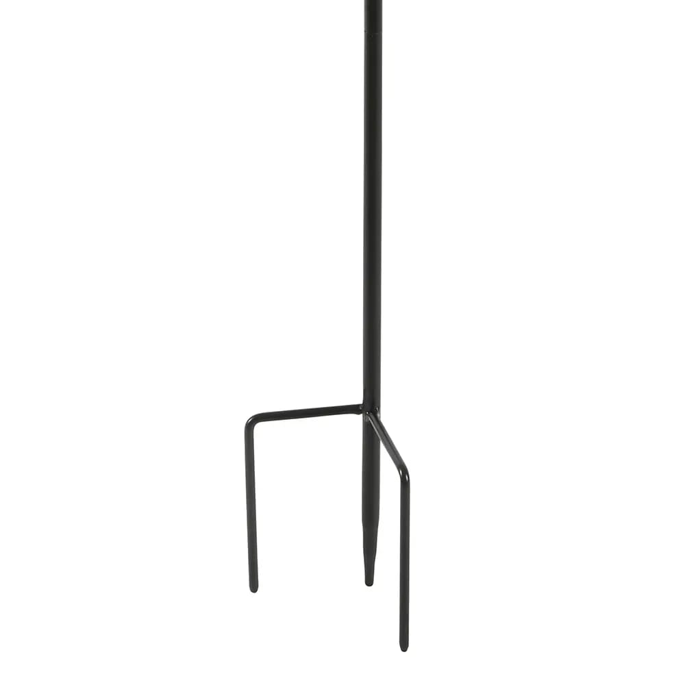 Glass Flower Bird Bath, Red, 12"