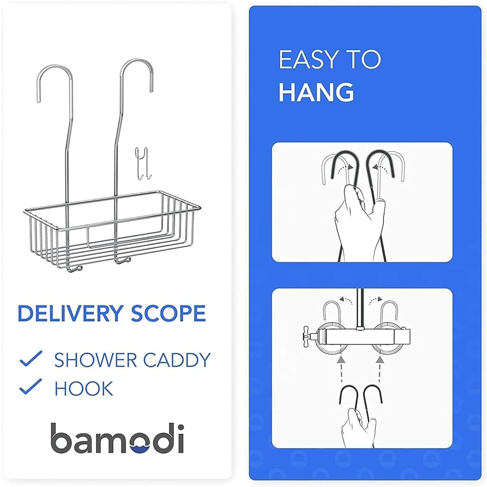 Bamodi Hanging Stainless Steel Shower Caddy