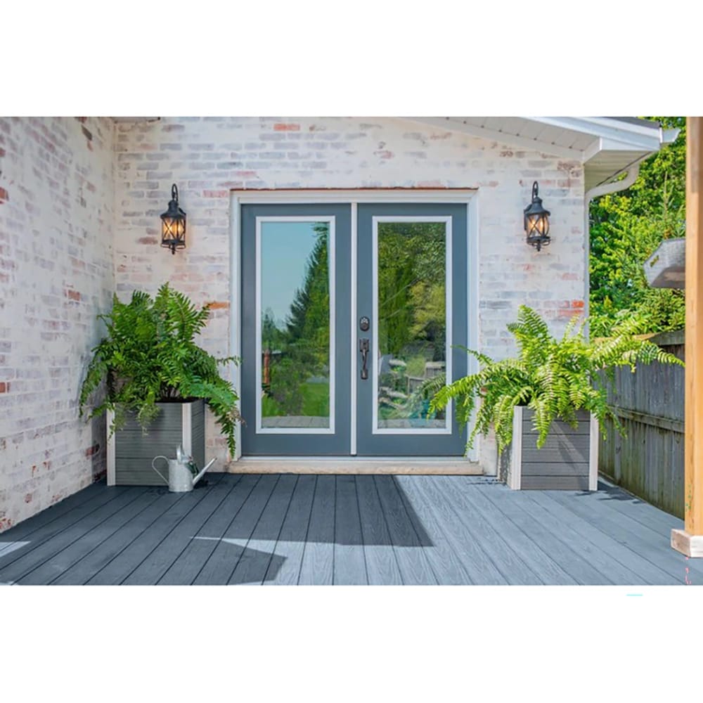 Vita Urbana 22" Cube Planter, Slate, Set of 2