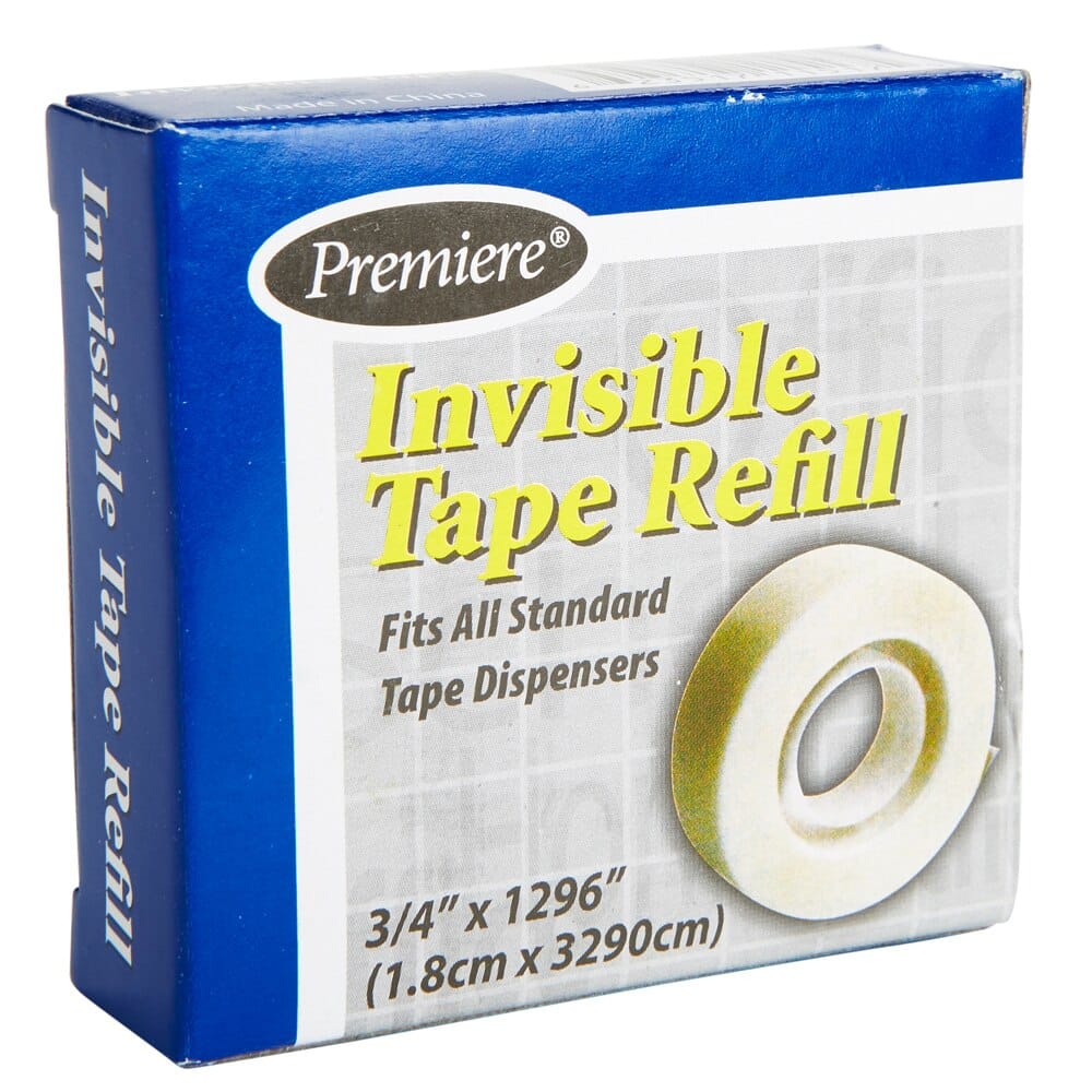 Invisible Tape Single Refill, 3/4"