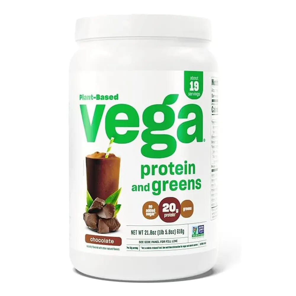 Vega Protein & Greens Powder Chocolate, 21 oz