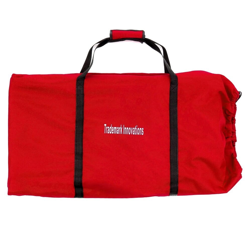 Trademark Innovations Portable 6-Seater Sports Bench, Red