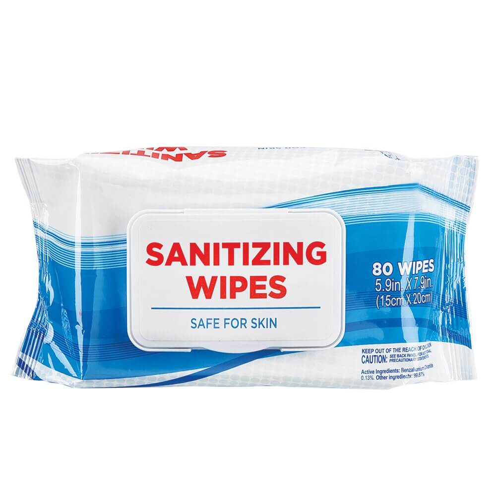 Multi-Purpose Sanitizing Wipes, 80 Count