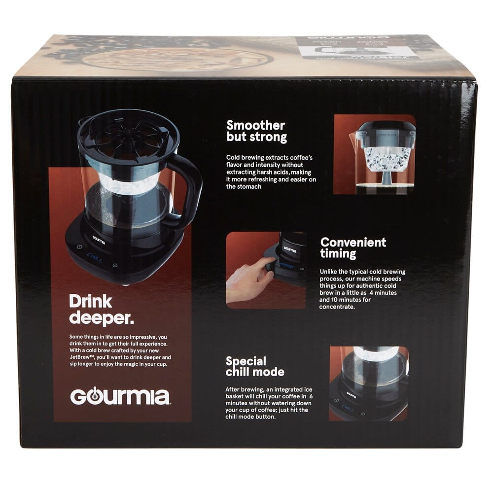 Gourmia Digital Accelerated Cold Brew Coffee Maker