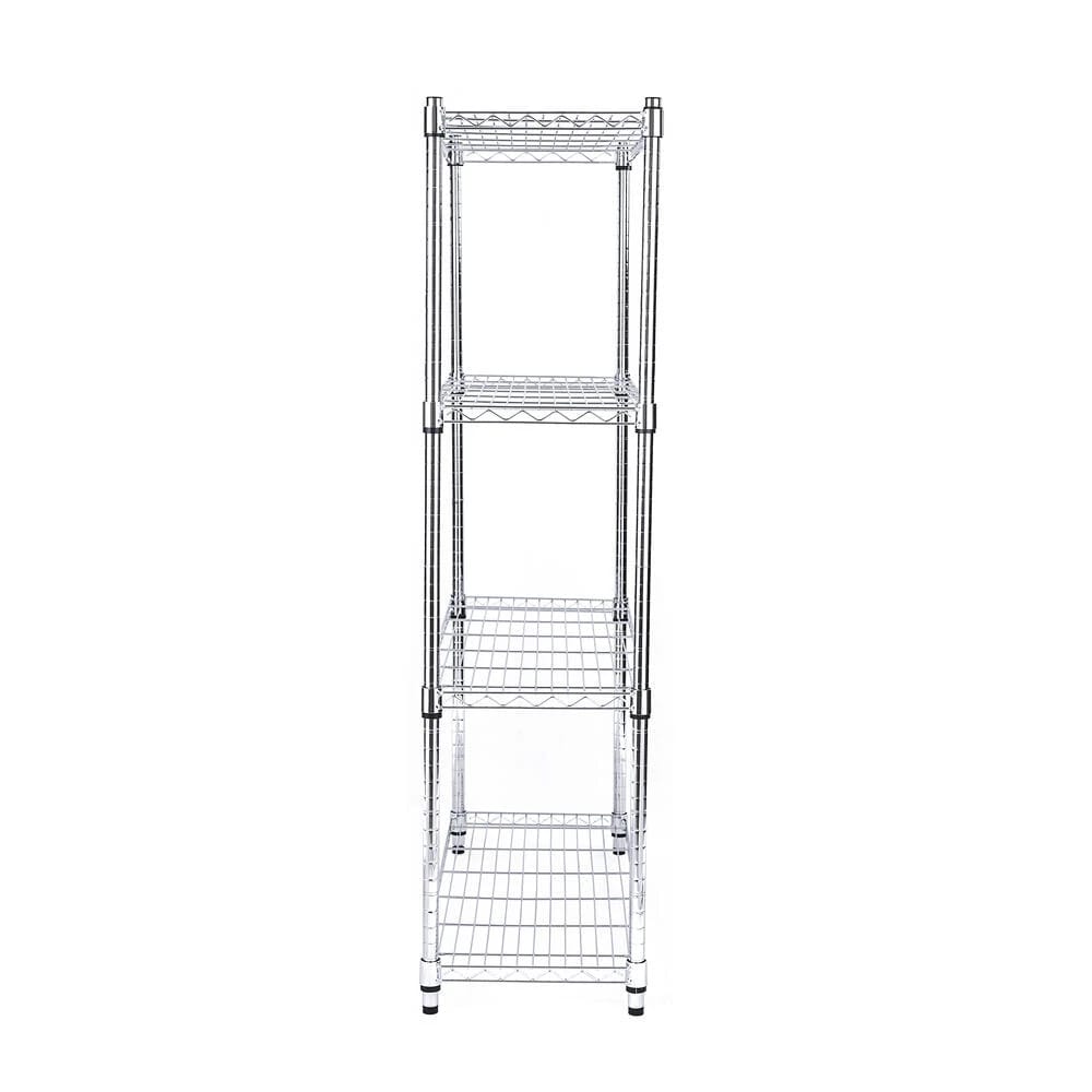 4-Tier Heavy-Duty Wire Shelving