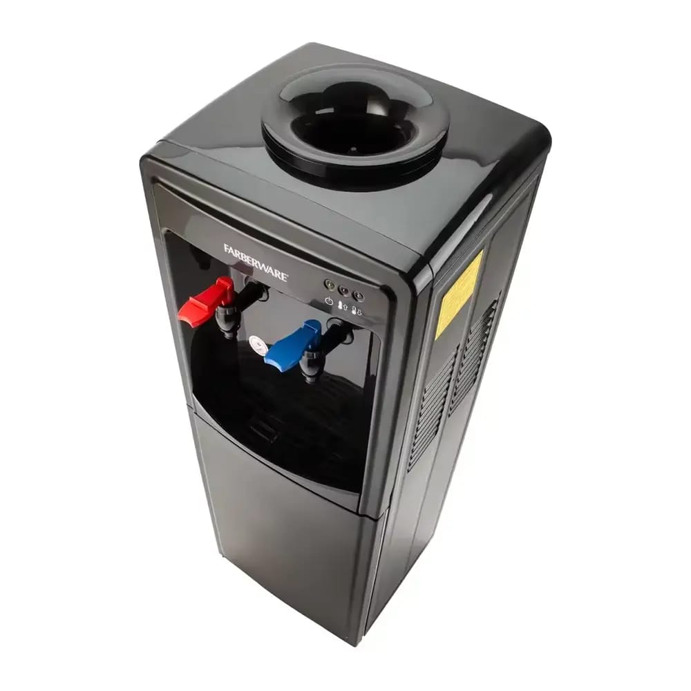 Farberware Freestanding Hot and Cold Water Cooler Dispenser, Black
