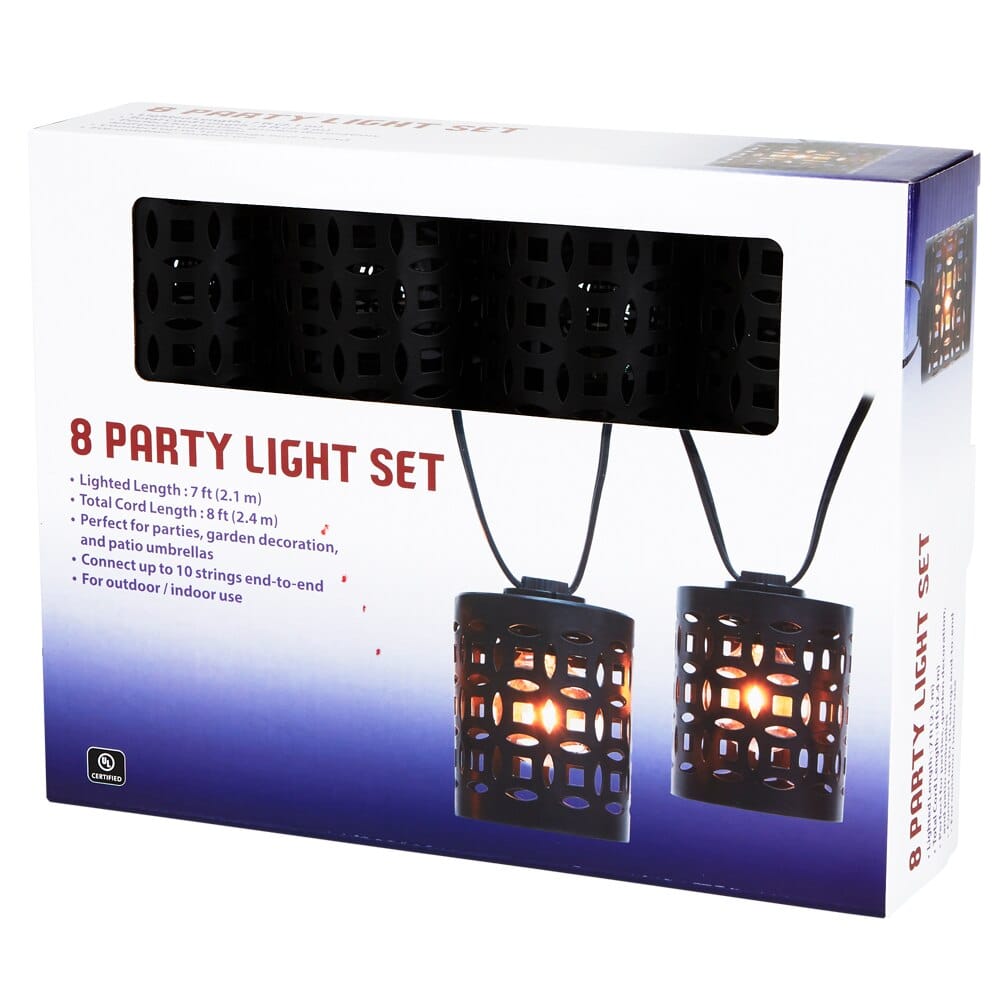 Party String Light Set, 8 Lights