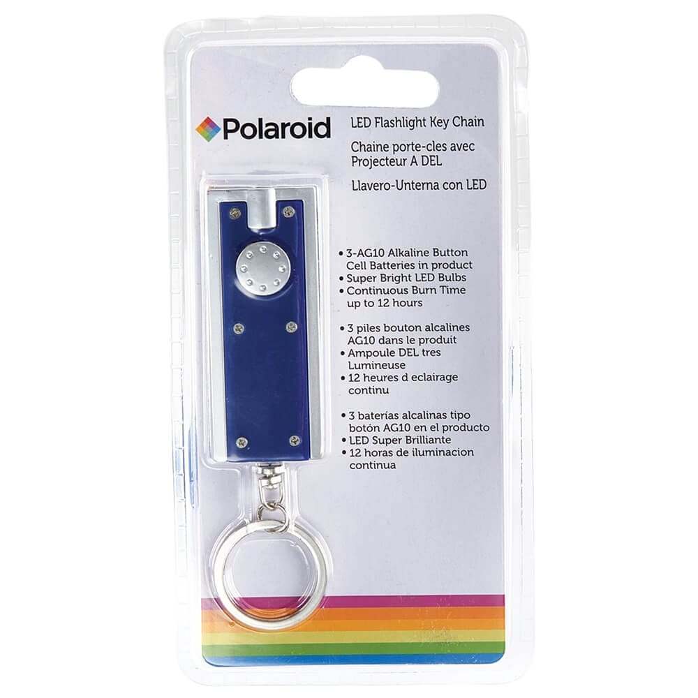 Polaroid LED Flashlight Key Chain