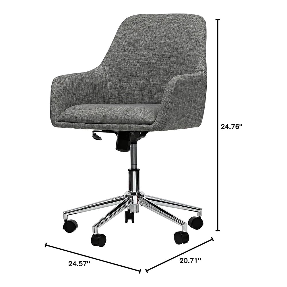 Alera Mid-Century Task Chair, Gray