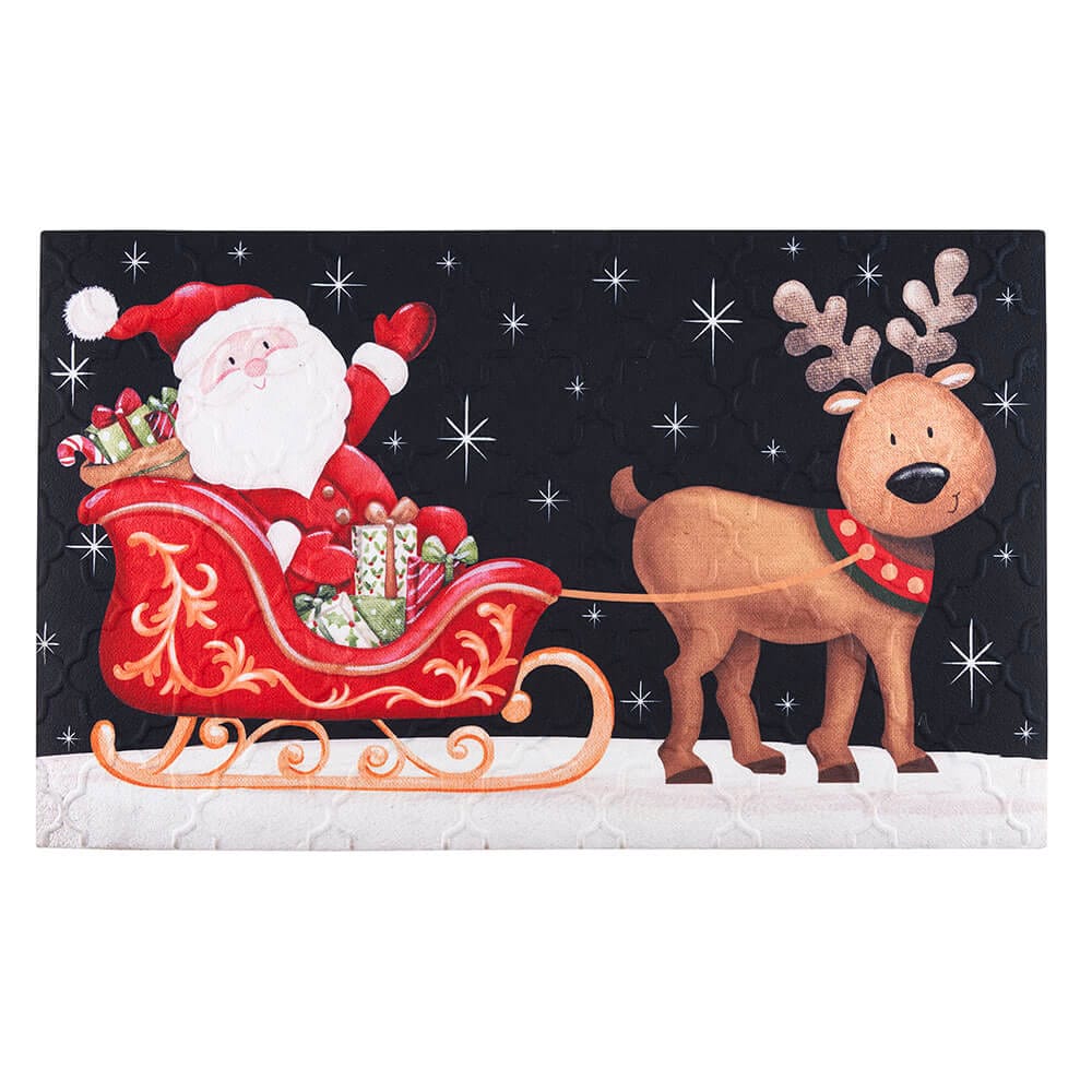 18"x30" Christmas Rubber Printed Mat