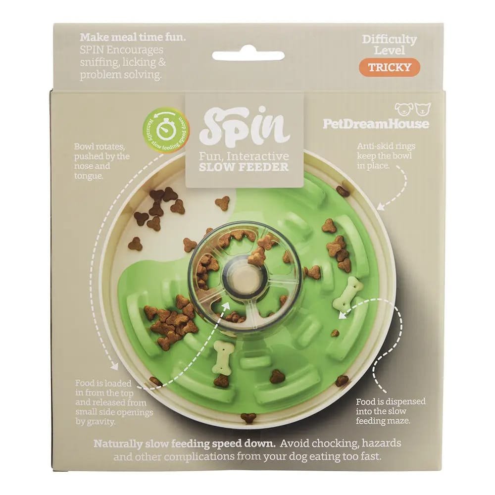 Pet Dream House Spin Bowl Interactive Feeder