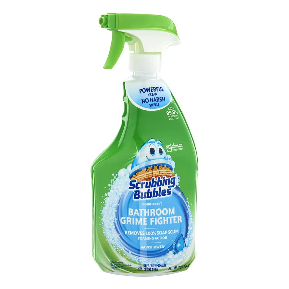 Scrubbing Bubbles Disinfectant Bathroom Grime Fighter Spray, 32 oz