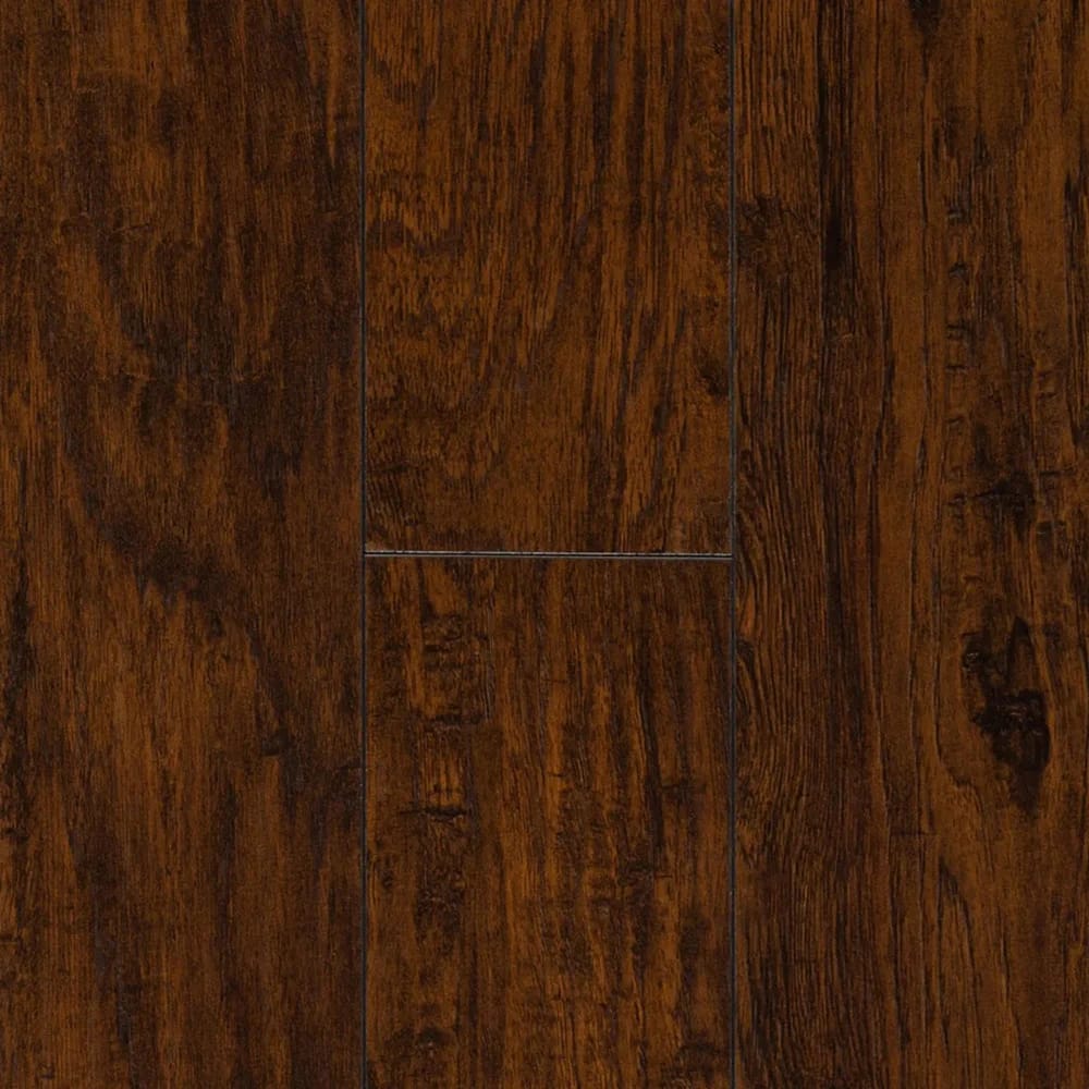 Dream Home 12mm Rustic Realm Hickory Waterproof Laminate Flooring, Brown, 15.9 sq. ft. ($3.77/sq. ft.)