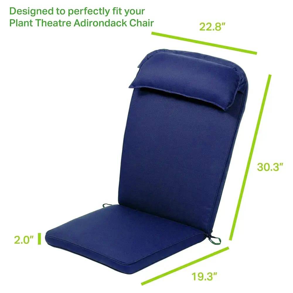 Plant Theatre Adirondack Chair Cushion, Navy