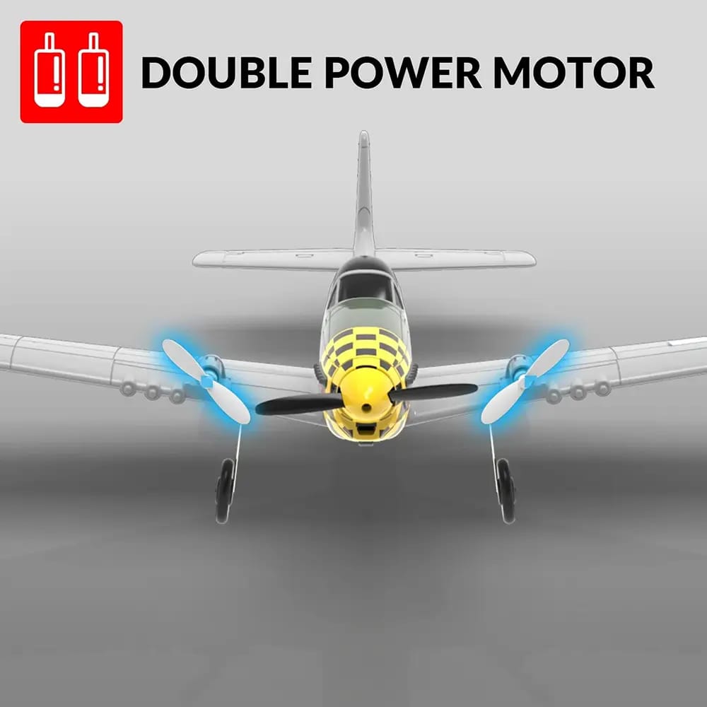Top Race P-51 Mustang Remote Control Plane